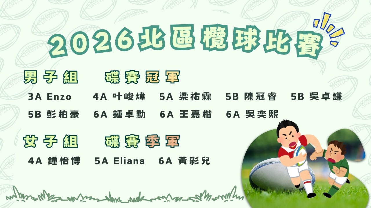 2026北區欖球比賽